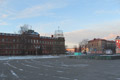 Установка елки в Рыбинске на площади Дерунова. 2012 год