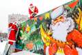 Новогодние баннеры - дело рук рыбинских Дедов Морозов