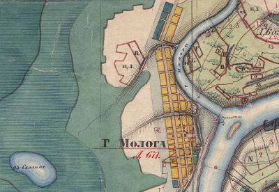 Молога из Атласа Ярославской губернии 1858 г.